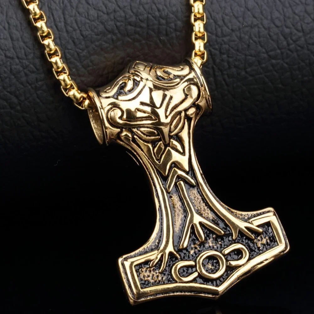 ❤️Thor's Hammer Pendant Necklace for women/men, N90201P135